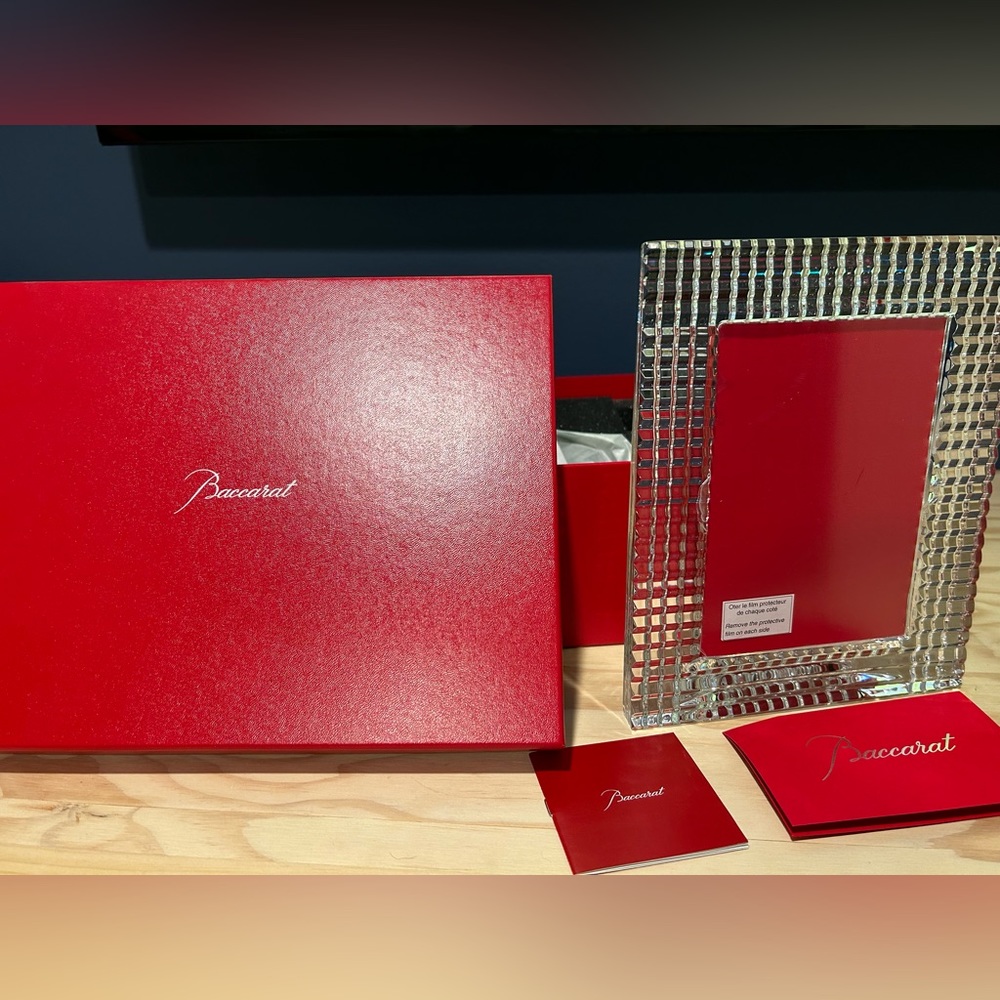 Baccarat Picture Frame